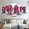 Montreal Canadiens - Sport 5 Panel Canvas Art Wall Decor