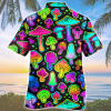 Mushroom Colorful Pattern Hawaiian Shirt