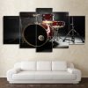 Music Drum Musical Instruments - Music 5 Panel Canvas Art Wall Decor