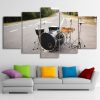 Music Drum Street Singing - Music 5 Panel Canvas Art Wall Decor