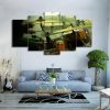 Musical Instruments Drum 1 - Music 5 Panel Canvas Art Wall Decor