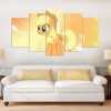 My Little Pony Applejack Nursery - Cartoon 5 Panel Canvas Art Wall Decor