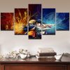 Naruto - Cartoon 5 Panel Canvas Art Wall Decor
