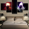 Naruto And Sasuke 1 - Anime 5 Panel Canvas Art Wall Decor
