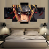 Naruto Anime Movie - Anime 5 Panel Canvas Art Wall Decor