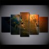 Nefertiti Egyptian - Religion 5 Panel Canvas Art Wall Decor