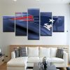 New England Patriots 2 - Nature 5 Panel Canvas Art Wall Decor