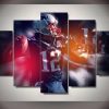 New England Patriots Tom Brady Football - Sport 5 Panel Canvas Art Wall Decor