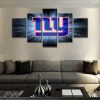 New York Giants 1 - Sport 5 Panel Canvas Art Wall Decor