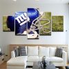 New York Giants 5 - Sport 5 Panel Canvas Art Wall Decor