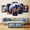 New York Mets Sports Team Baseball - Sport 5 Panel Canvas Art Wall Decor