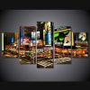 New York Times Square - Nature 5 Panel Canvas Art Wall Decor