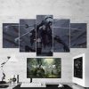 Nier Automata Yorha 2B Katana 03 - Gaming 5 Panel Canvas Art Wall Decor