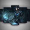 Nightwing 3 - Dc 5 Panel Canvas Art Wall Decor