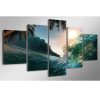 Ocean 3 - Nature 5 Panel Canvas Art Wall Decor