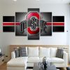 Ohio State 17 - Sport 5 Panel Canvas Art Wall Decor