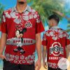 Ohio State Buckeyes & Minnie Mouse Hawaiian Shirt