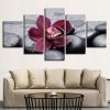 Orchid Flower 2 - Nature 5 Panel Canvas Art Wall Decor