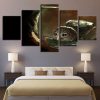 Owl Night 01 - Animal 5 Panel Canvas Art Wall Decor