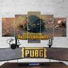 PUBG Helmet Playerunknowns Battlegrounds - Gaming 5 Panel Canvas Art Wall Decor