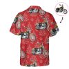 Personalized Motorcycle Christmas Custom Hawaiian Shirt