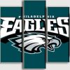 Philadelphia Eagles Logo - Sport 5 Panel Canvas Art Wall Decor
