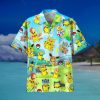 Pikachu Pokemon Fashion Cute Hawaiian Shirt