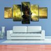 Pirates Of The Caribbean 10 - Movie 5 Panel Canvas Art Wall Decor