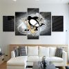 Pittsburgh Penguins 4 - Sport 5 Panel Canvas Art Wall Decor