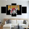 Pittsburgh Pirates 4 - Sport 5 Panel Canvas Art Wall Decor