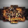 Pittsburgh Steelers - Sport 5 Panel Canvas Art Wall Decor