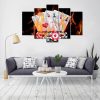 Poker Game - Gaming 5 Panel Canvas Art Wall Decor