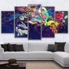 Psychedelic Astronaut - Abstract 5 Panel Canvas Art Wall Decor