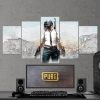 Pubg - Gaming 5 Panel Canvas Art Wall Decor