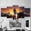 Pubg 06 - Gaming 5 Panel Canvas Art Wall Decor