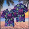 Pug Neon Light Tropical Hawaiian Shirt