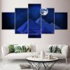 Pyramid Egyptian - Nature 5 Panel Canvas Art Wall Decor