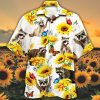 Raccoon Butterfly Sunflower Hawaiian Shirt