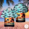 Raf British Aerospace Hawk T1 Hawaiian Shirt