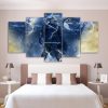 Raiden Mortal Kombat - Gaming 5 Panel Canvas Art Wall Decor
