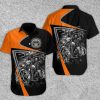 Reaper Rider With Trident Hawaiian Shirt Summer Button Up