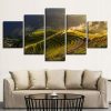Rice Paddies Terraced - Nature 5 Panel Canvas Art Wall Decor