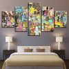 Rick And Morty Party - Movie 5 Panel Canvas Art Wall Decor