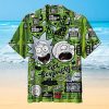 Rick And Morty Pattern Hawaiian Shirt
