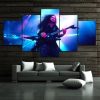 Rock And Roll Music Dimebag Darrell - Music 5 Panel Canvas Art Wall Decor