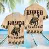 Rodeo Real Wild West Hawaiian Shirt Summer Button Up