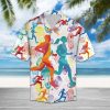 Running Lovers Hawaiian Shirt Summer Button Up