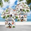 Saint Bernard Vacation Hawaiian Shirt Summer Button Up