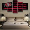 San Francisco 49Ers Football Flag - Sport 5 Panel Canvas Art Wall Decor