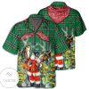 Santa Cowboy Christmas Green Style Hawaiian Shirt- Tagotee